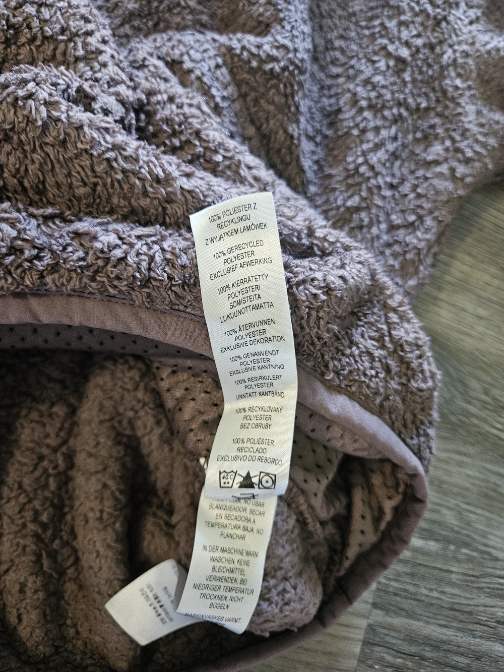 Patagonia Women's Los Gatos Mauve Brown Hooded Half Zip Pullover - Picture 10 of 12